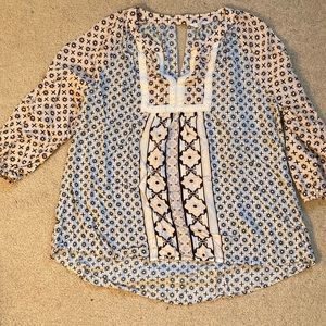 Crown and Ivy patterned blouse